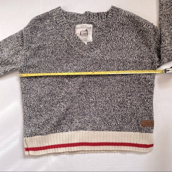Roots women’s Cabin V Neck Sweater - size Small - Picture 8 of 9